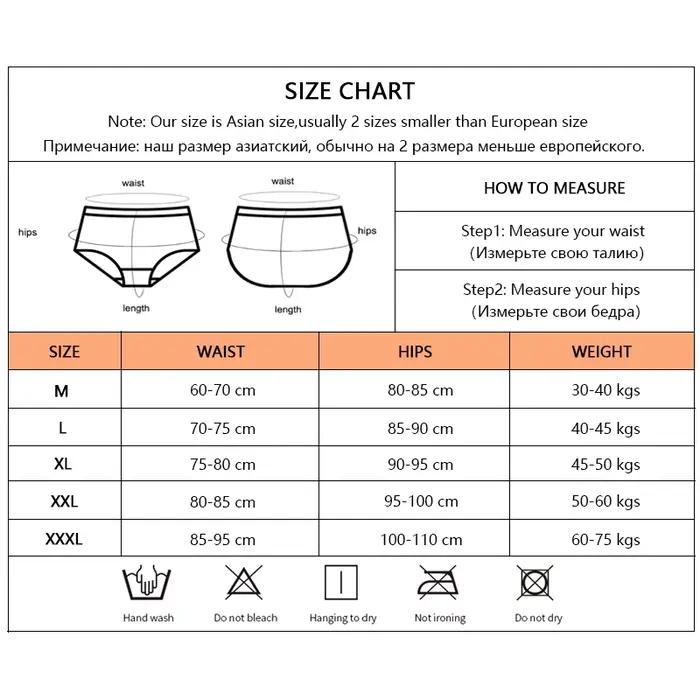 Poblador – ensemble de culottes pour femmes, sous-vêtements sans couture, en soie, multi-col, taille basse, Lingerie féminine, 4 pièces/ensemble, XXXL