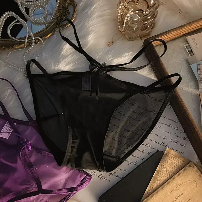 Culottes pour femmes, nouvelle lingerie ultra-fine en maille transparente pour femmes, pantalon triangle cool, accessoires sexy, lingerie sexy pour femmes