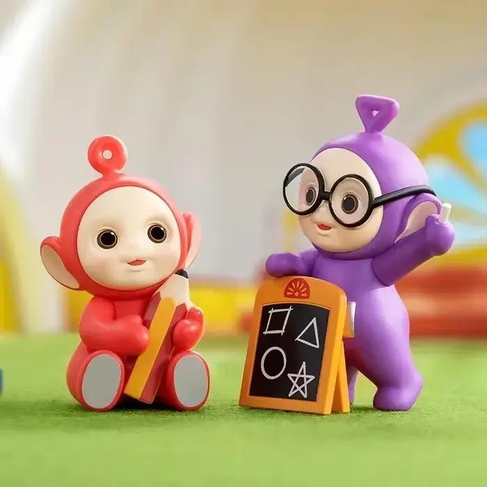 POP MART Teletubbies série compagnon boîte aveugle devinez sac boîte mystère jouets poupée mignon Anime Figure ornements cadeau