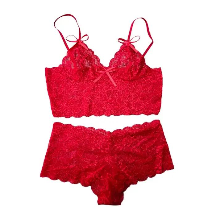 Femmes Sexy ensembles de soutien-gorge Perspective dentelle sangle mode solide sous-vêtements Passion ajustement enveloppement poitrine soutien-gorge charme