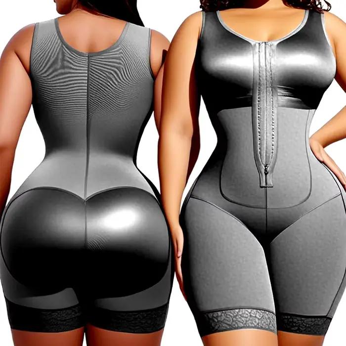 AfruliA Fajas Colombianas ceintures Shapewear contrôle de l'abdomen corps Shaper minceur gaine taille formateur une pièce Body Corset
