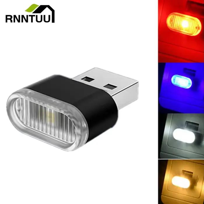 RnnTuu LED voiture USB atmosphère lampe toit étoile lumière intérieur étoilé Laser projecteur lumières Auto décoration éclairage veilleuses