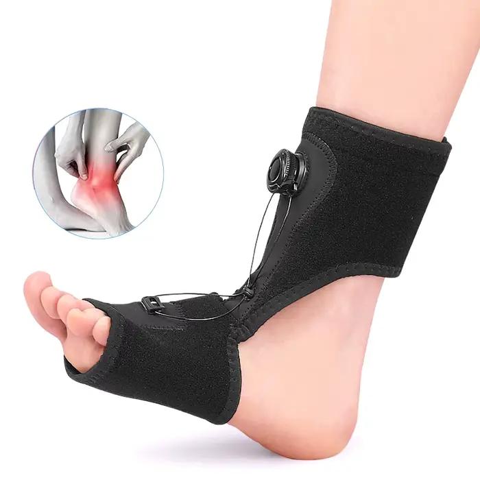 Attelle de nuit réglable pour fasciite plantaire, orthèse orthopédique pour pied tombant et douleurs liées à la fasciite plantaire, convient aux hommes et aux femmes