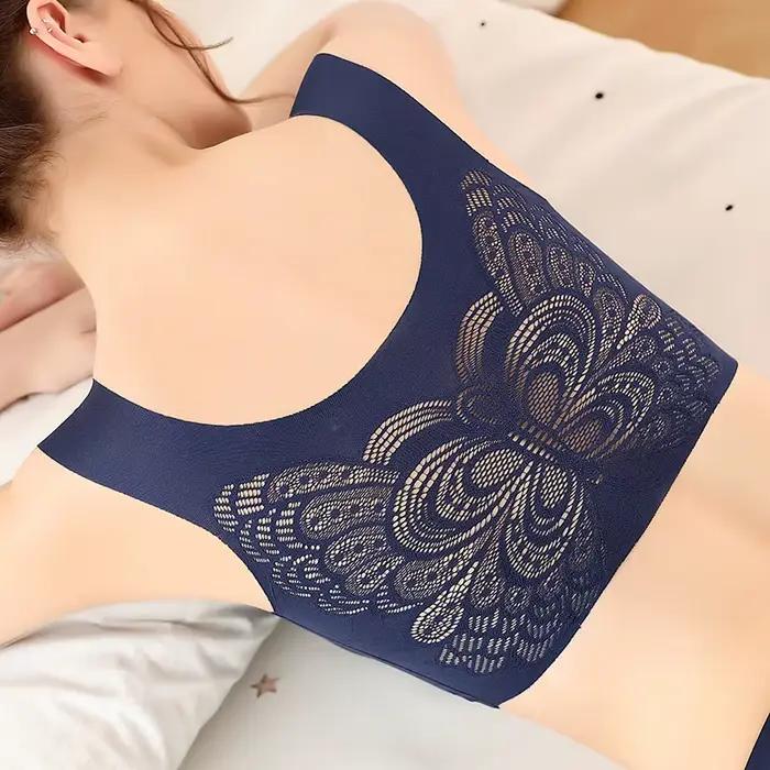 Sexy Push-Up Podprsenka Velké Velikosti Zpevňující Krásná Lingerie Motýlí Záda Dámské Spodní Prádlo Bralette Košilka
