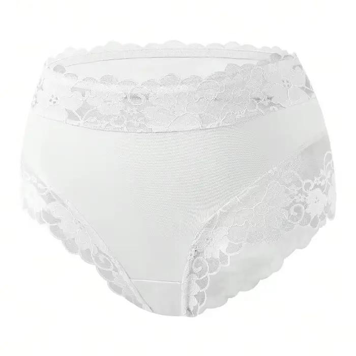 Giczi Nouvelles Culottes Femme Léopard Dentelle Florale Mode Lingerie Sexy Transparente Respirante Confortable