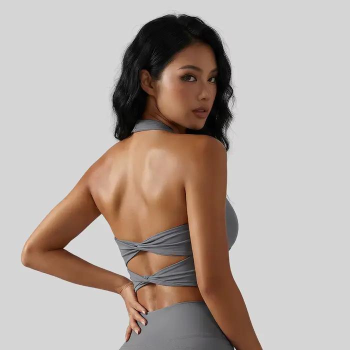 Soutien-gorge de sport pour femmes, haute performance, antichoc, push-up, sous-vêtements, hauts courts de yoga, brassières de sport pour la gym, l'entraînement et la course, vêtements de sport