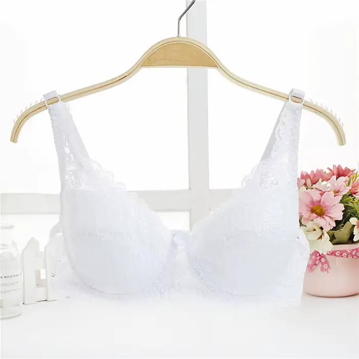 Soutien-gorge en dentelle pour femmes, grande taille 32 34 36 38 40 B C, brassière sexy, haut court, lingerie intime, t-shirt, robe, été