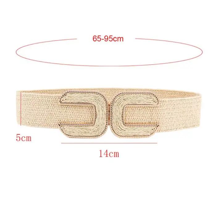 Ceinture de Corset Rétro en Forme de U, Large et artificiel astique, Respirante et Décontractée