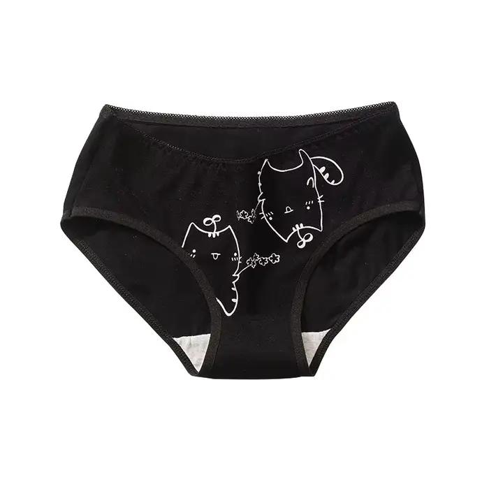 5 pièces culottes pour femmes dessin animé sous-vêtements en coton Shorts Sexy femme Triangle doux respirant filles slips dames sous-vêtement M-XL