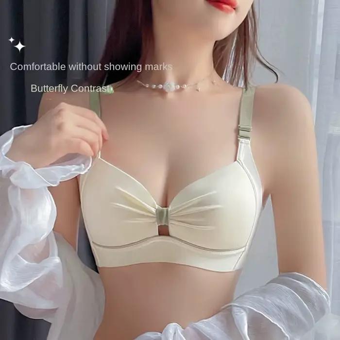 Soutien-gorge fin sans armatures, soutien-gorge push-up confortable, soutien-gorge simple, respirant et confortable, nouveau