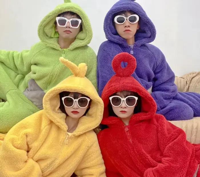 Costumes pour adultes, pyjamas doux à manches longues, vêtements de maison Lala, vêtements de cosplay pour adultes, vêtements de fête unisexes