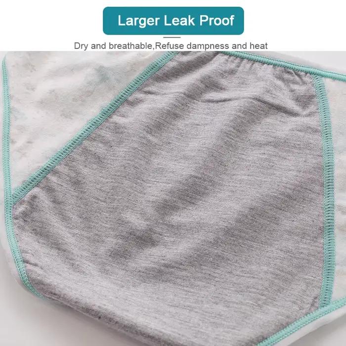 Menstruační kalhotky, fyziologické spodní prádlo proti protečení pro dívky