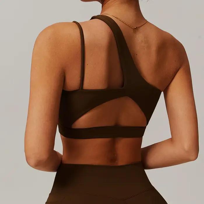 Soutien-gorge de Sport antichoc pour femmes, beau dos, sous-vêtements de Sport, bretelles obliques, course à pied, Fitness, Yoga 