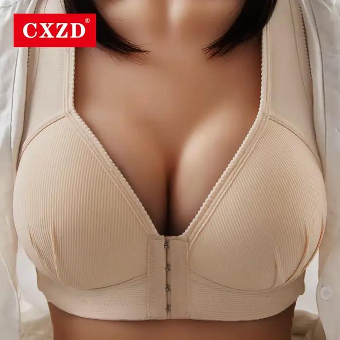 CXZD soutien-gorge de soutien complet femmes Lingerie sans fil fermeture avant Bralette respirant soutiens-gorge antichoc sous-vêtements soulever brassière