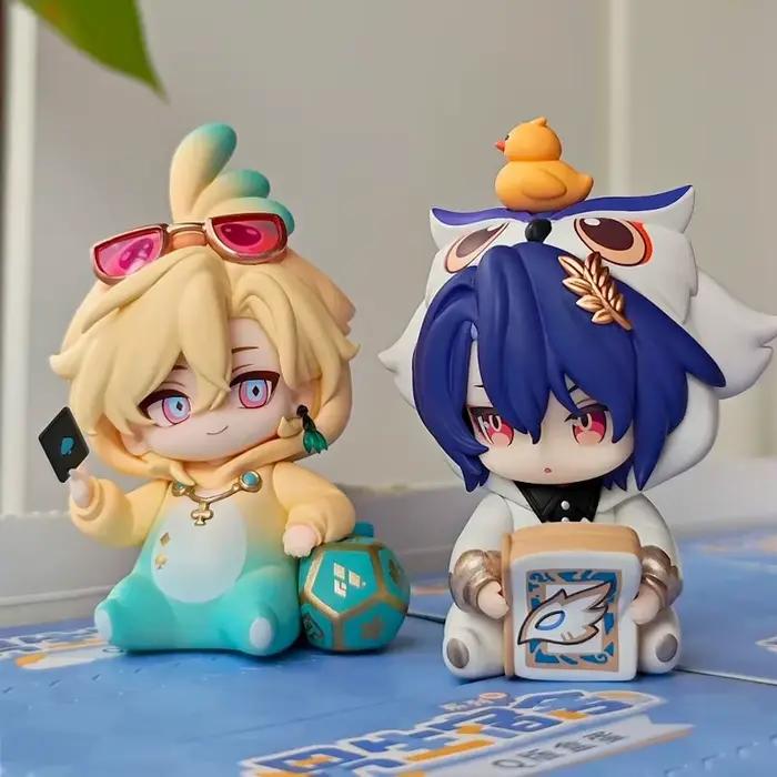 Honkai Star Rail Série Dortoir Garçons Figurine Chibi Boîte Mystère Sunday Produit Officiel Figurine Mignonne à Collectionner Ornement de Bureau