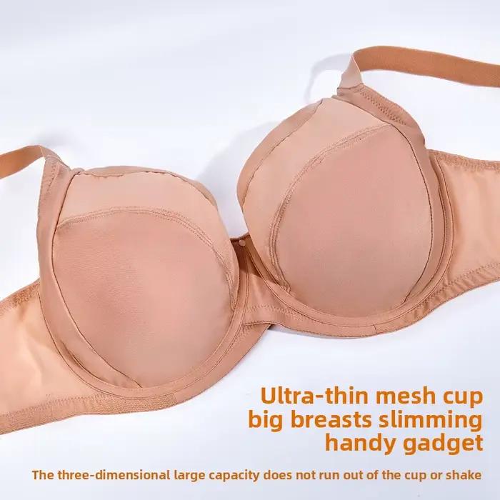 Soutien-gorge minimiseur grande taille, couverture complète, Support de levage pour grand buste, confort sans fil, maille respirante, Anti-affaissement, bonnet E F G H I