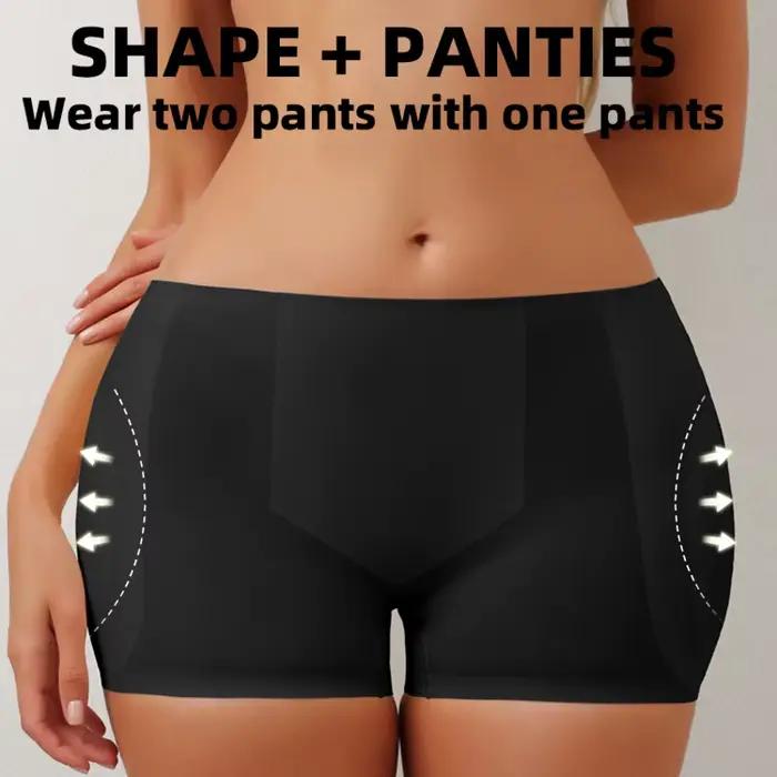 Sous-vêtements sculptants pour femmes, culotte épaisse pour lifter les fesses, culotte plate, pantalon de sécurité, mise en valeur des hanches, tissu en nylon respirant