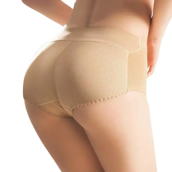  Culotte rembourrée push-up pour femmes, vêtement modelant avec fausses fesses, coussinets de hanches, slip et Lingerie invisibles pour contrôle du ventre 