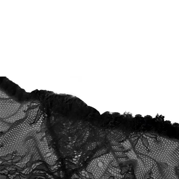 Jarretelles en dentelle pour femmes, Lingerie Sexy, sous-vêtements transparents, ceinture de taille réglable à quatre boutonnage pour bas, Lingerie