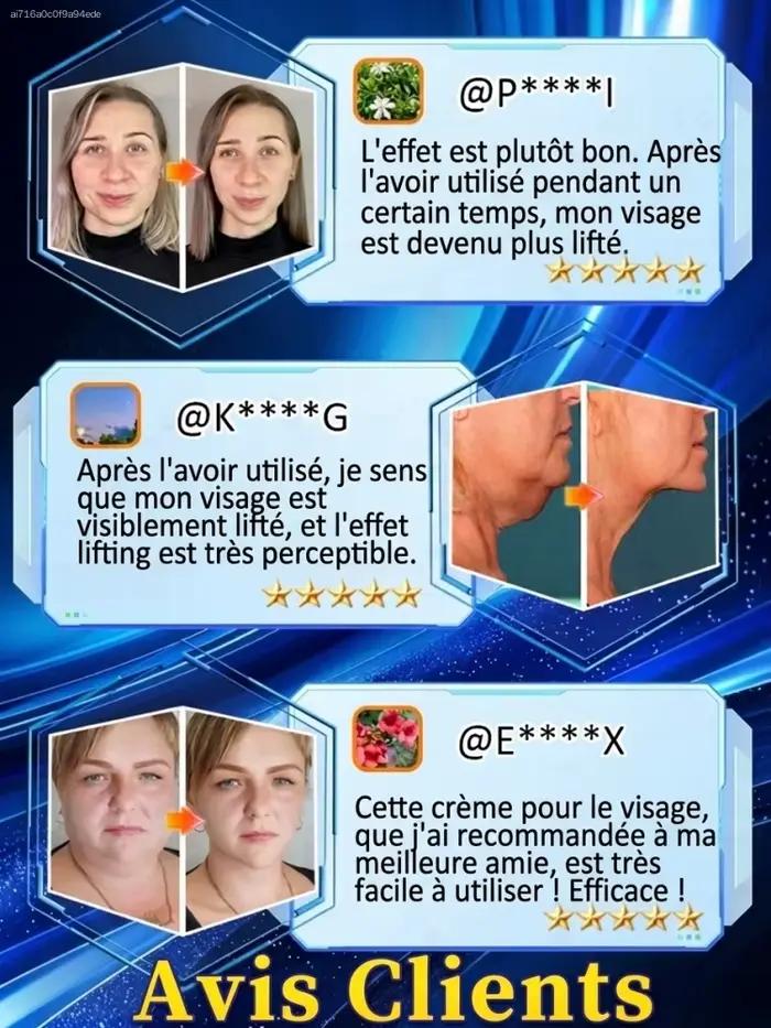 Contour du visage bien défini, joues trop larges - Utilisez-le ! Plus de double menton prononcé