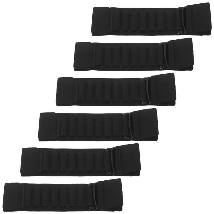 Lot de 6 rallonges de soutien-gorge réglables à 8 trous, bandes élastiques pour soutiens-gorge, vêtements de sport, maillots de bain, boucles d'extension pour soutien dorsal