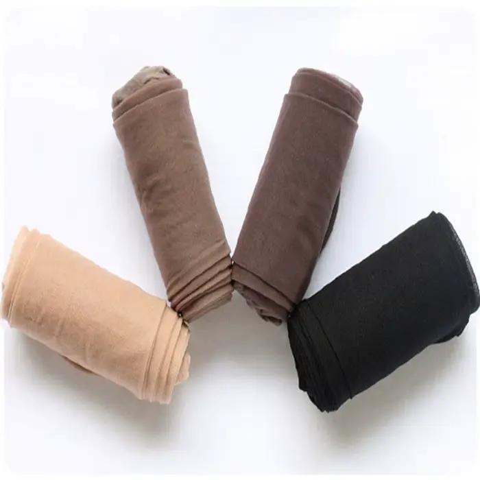 Sexy plein pied été mince longs bas collants transparents bas culottes collants 4 couleurs Nylon bas transparents femmes
