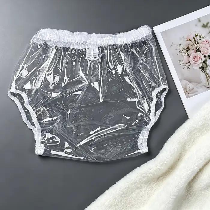 Culottes imperméables réutilisables en TPU pour adultes, hommes et femmes, couvre-culottes pour incontinence, culottes pour incontinence, douces et élastiques