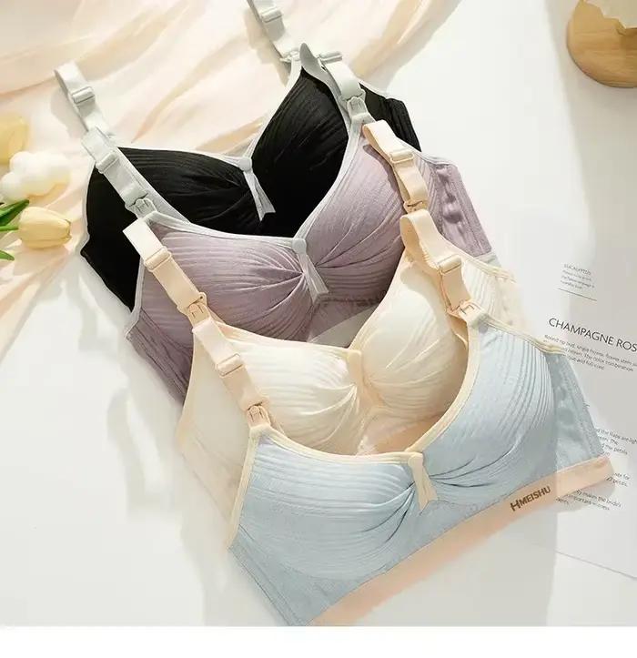 Soutien-gorge d'allaitement pour femme enceinte, sous-vêtement d'allaitement