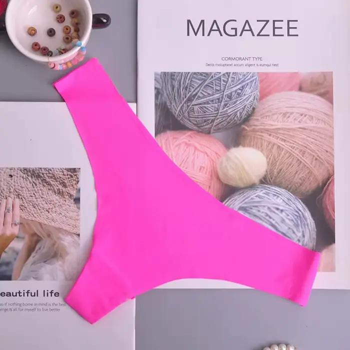 3 kusy dámské kalhotky ledové hedvábí s nízkým pasem