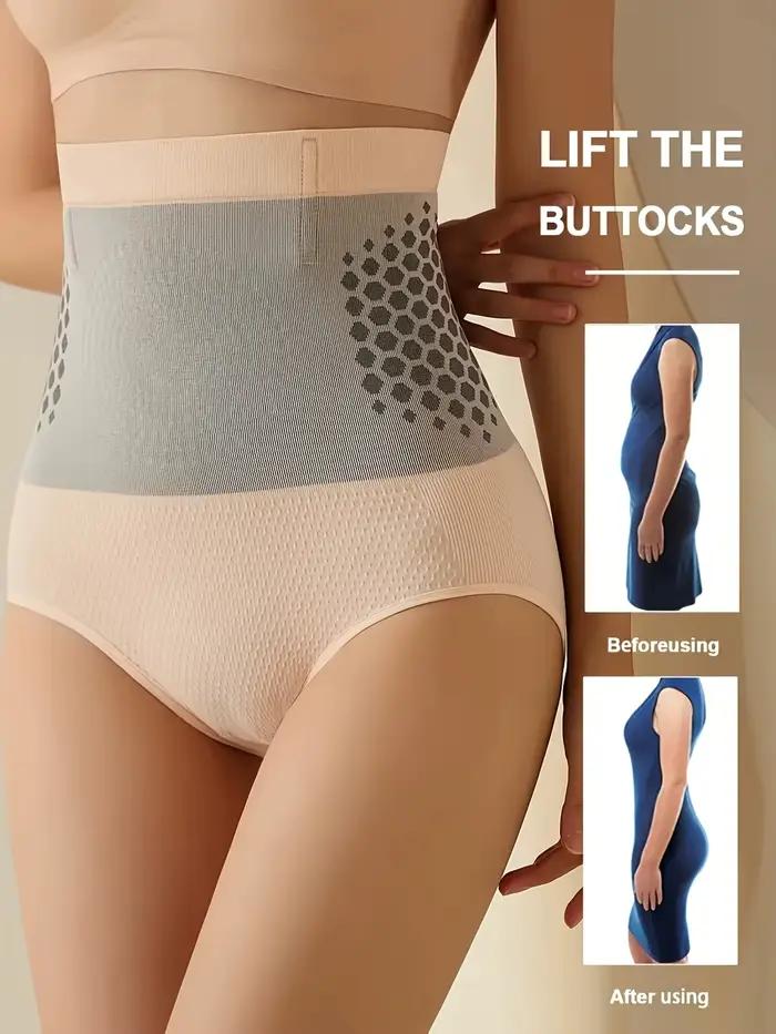 Culotte gainante taille haute pour femme, sans couture, amincissante, respirante et extensible, pour le contrôle du ventre et le remodelage corporel