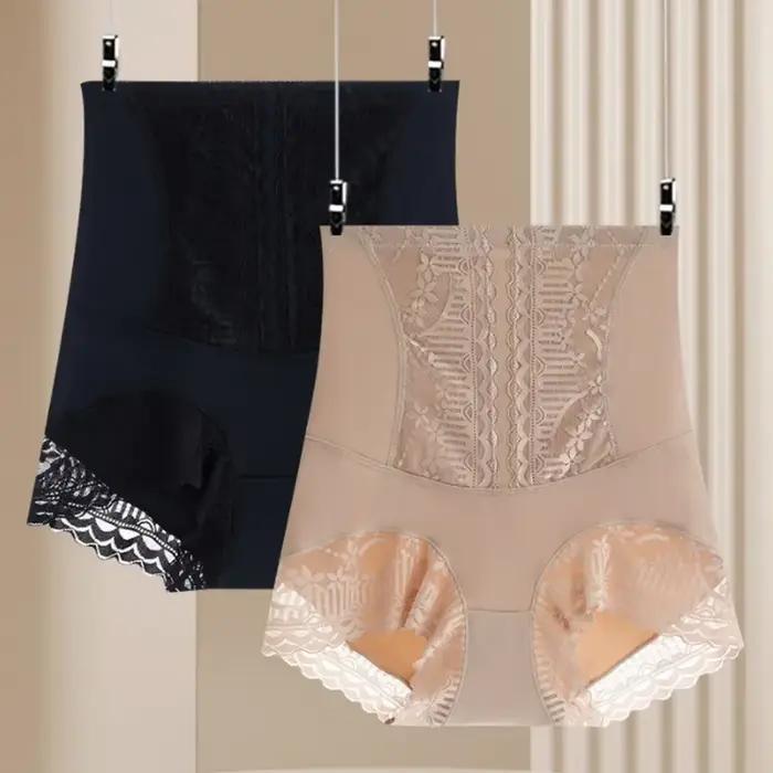 Culotte gainante taille haute pour femme, effet remonte-fesses, amincissante ventre plat, post-partum