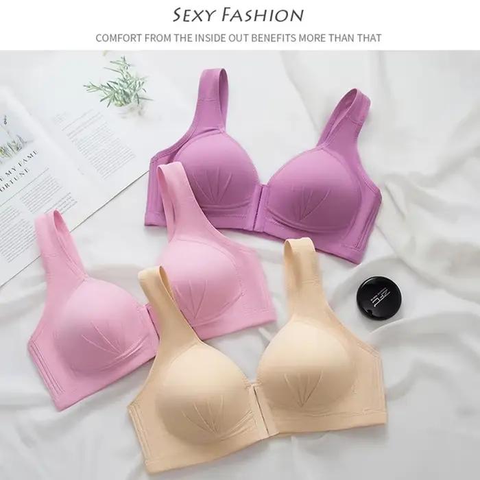 CXZD soutien-gorge de soutien complet femmes Lingerie sans fil fermeture avant Bralette respirant soutiens-gorge antichoc sous-vêtements soulever brassière