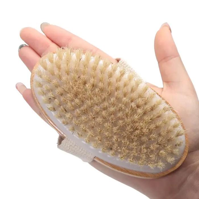 Brosse de bain à poils, brosse de bain, brosse sèche pour le corps, serviette de bain, artefact de frottement du dos, brosse de beauté pour le corps, brosse de Massage