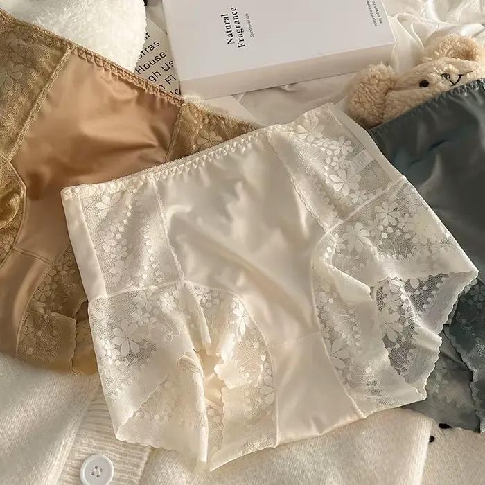 Dámské kalhotky s vysokým pasem sexy tvarování zadku krajka vysoká kvalita Plus velikost spodní prádlo