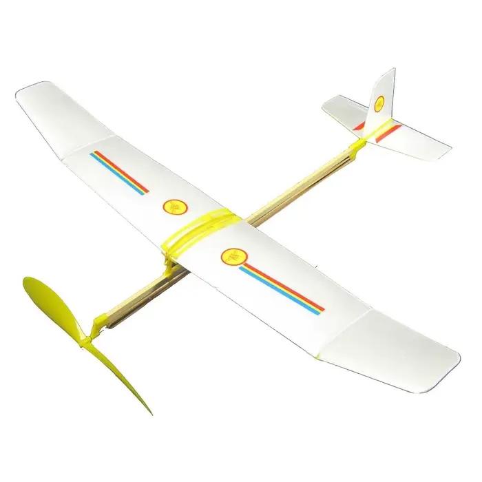 Nouveau Modèle de Planeur Léger Populaire 3 Styles Hélicoptère à Bande Élastique pour Compétition de Vol Étudiant en Extérieur