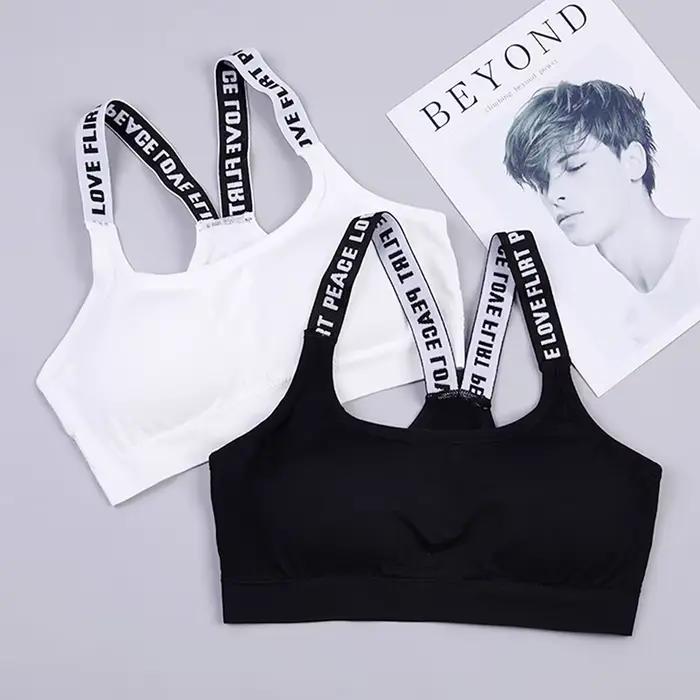 Soutien-gorge push-up respirant et sexy sans couture pour femme, haut sportif à fort impact pour gym, fitness et yoga