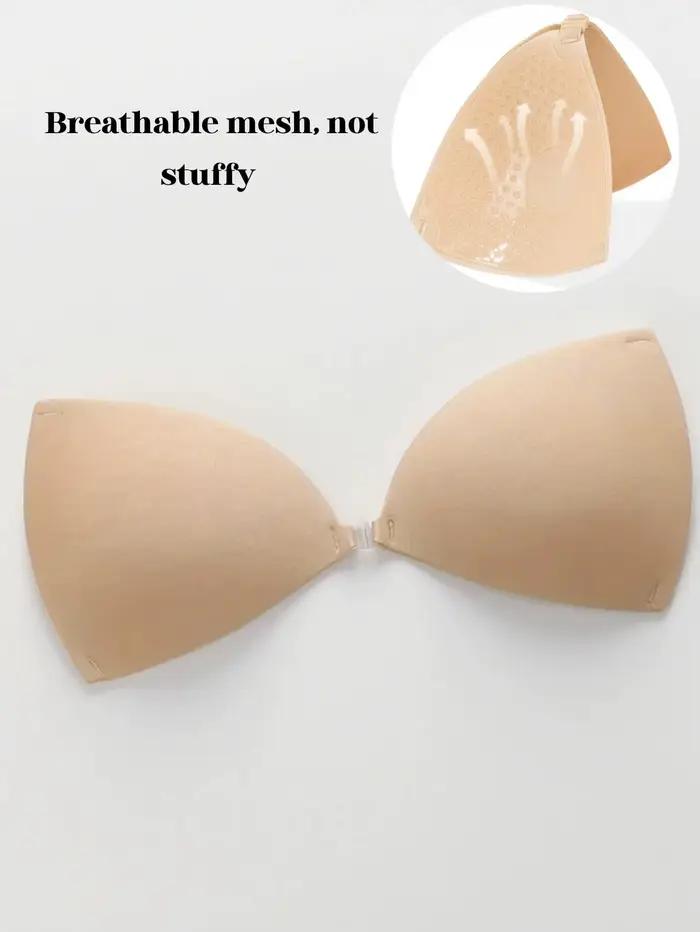 Soutien-gorge collant pour femmes, dos nu, robe de mariée, plongeant en Silicone, col en U profond, soutien-gorge adhésif, rehausseur de seins, sous-vêtements invisibles, couvre-mamelon