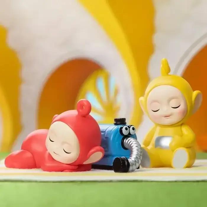 POP MART Teletubbies série compagnon boîte aveugle devinez sac boîte mystère jouets poupée mignon Anime Figure ornements cadeau