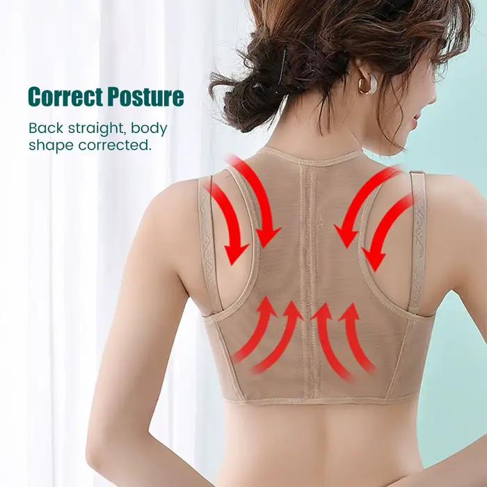 Corset Invisible pour femmes, correcteur de Posture de poitrine, ceinture de soutien du dos et des épaules, attelle de Correction de Posture pour les soins de santé