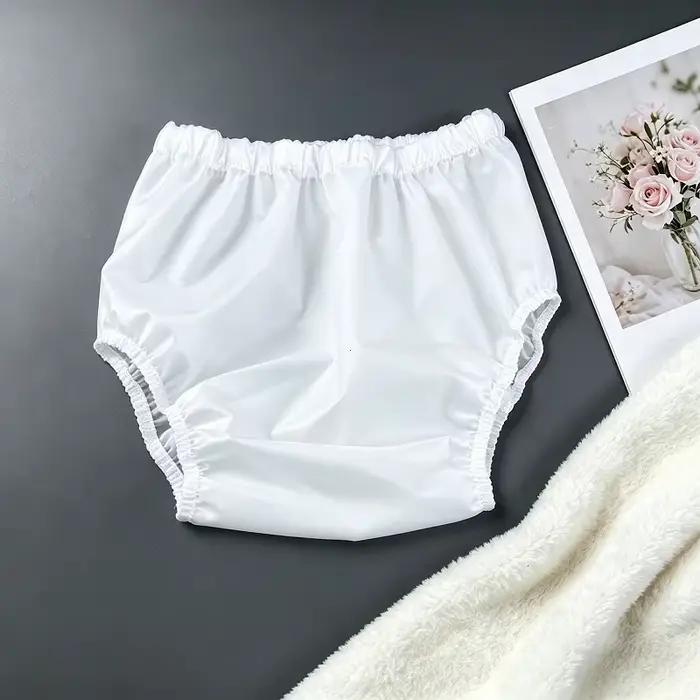 Culottes imperméables réutilisables en TPU pour adultes, hommes et femmes, couvre-culottes pour incontinence, culottes pour incontinence, douces et élastiques