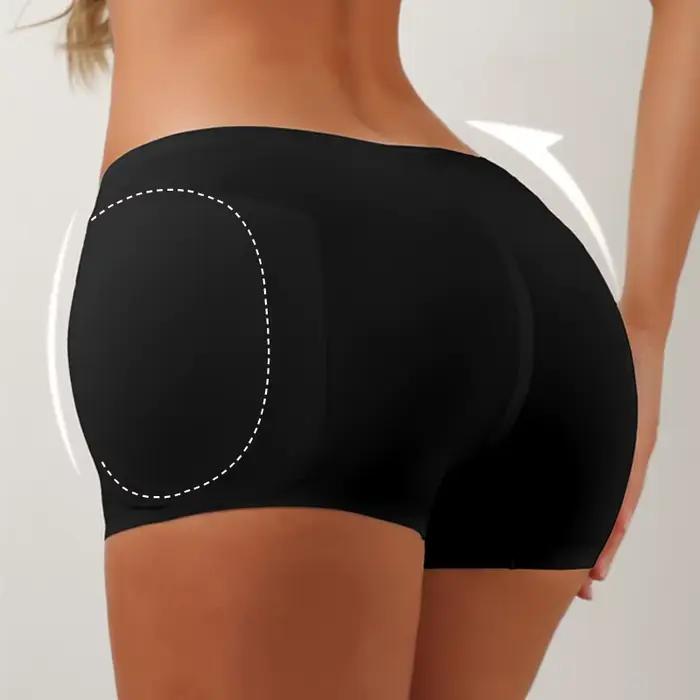 Sous-vêtements sculptants pour femmes, culotte épaisse pour lifter les fesses, culotte plate, pantalon de sécurité, mise en valeur des hanches, tissu en nylon respirant