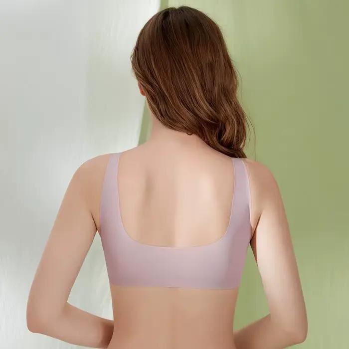 Soutien-gorge grande taille M-XXXL femmes Sexy solide dentelle soutiens-gorge 3/4 tasse respirant quatre rangées strucLadies Push Up sous-vêtements été nouveau