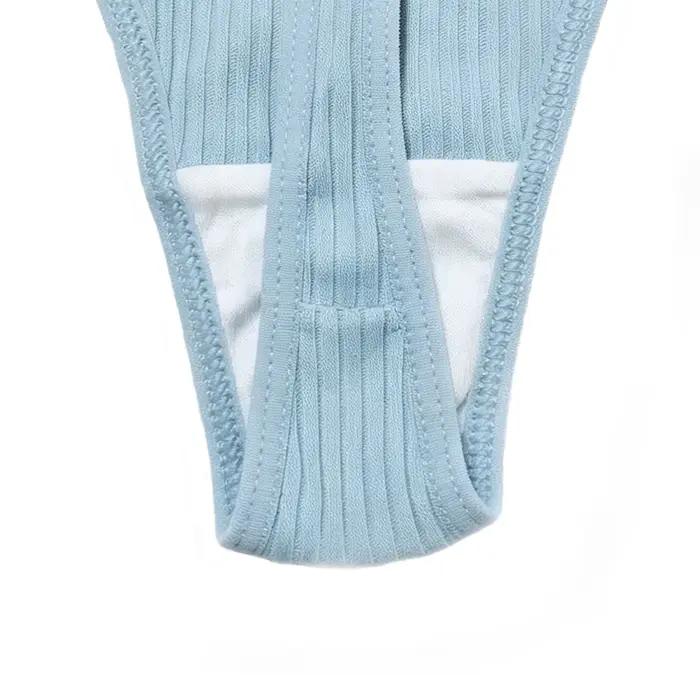 Lot de 10 tongs pour femmes, sous-vêtements sexy en coton, string de sport rayé, lingerie douce et confortable, G-strings, t-backs tendance