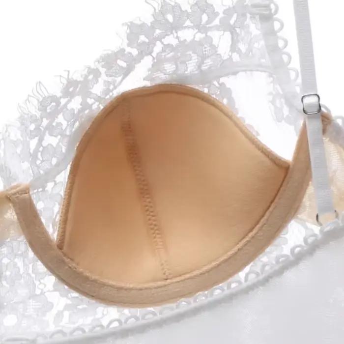 Soutien-gorge en dentelle française, Sexy, Ultra-fin, respirant, Ultra-fin, confortable, Anti-affaissement, pour femmes