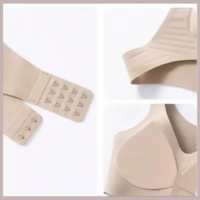 Soutien-gorge correcteur de posture pour femmes, fermeture avant, sans armatures, rembourré, couvrance intégrale, soutien dorsal, pour usage quotidien