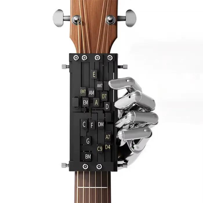 Accords d'aide à la guitare, système d'apprentissage de guitare portable, enseignement pour débutants, outils de pratique pour débutants, amis, famille, adultes