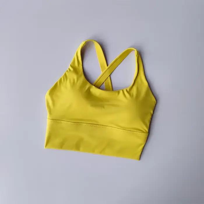Soutien-gorge de sport tout-en-un, Collection de seins, haute intensité, professionnel, résistant aux chocs, pour course à pied, Yoga, Fitness, tissu d'été