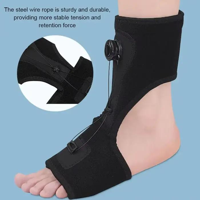 Attelle de nuit réglable pour fasciite plantaire, orthèse orthopédique pour pied tombant et douleurs liées à la fasciite plantaire, convient aux hommes et aux femmes