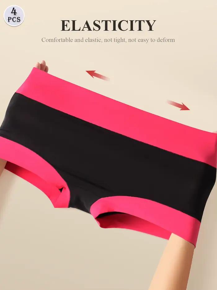 Culotte taille haute pour femmes, 4 pièces, ceinture de serrage du ventre, sous-vêtements confortables en coton, respectueux de la peau, respirant, levage des hanches