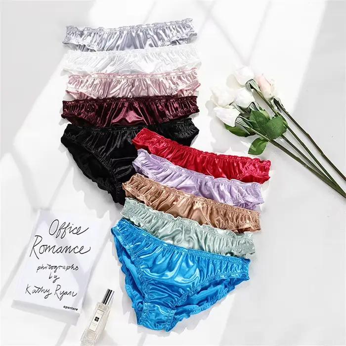 Culotte femme lingerie sexy pour femme ropa intérieur femenina doux super extensible bragas grande taille slips onlyfans sous-vêtements